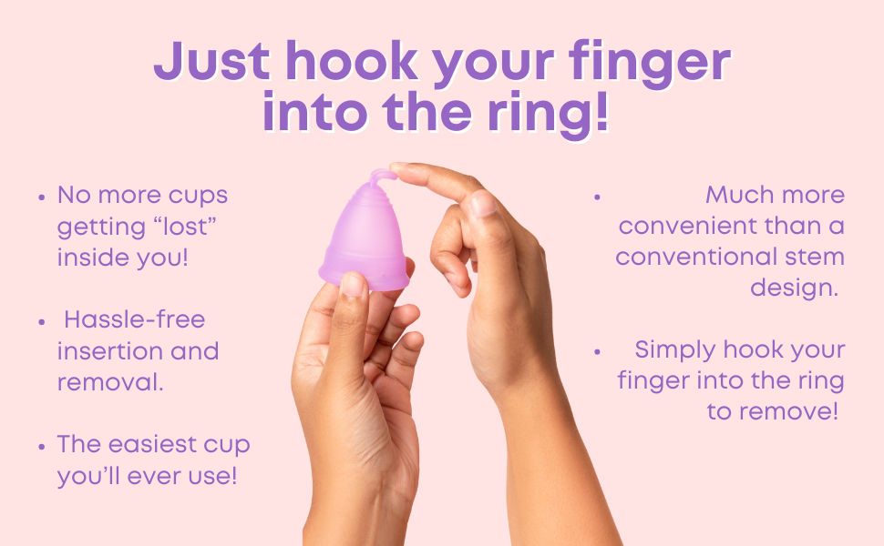 Azah Odour & Rash free Menstrual Cup for Women (Size Medium)