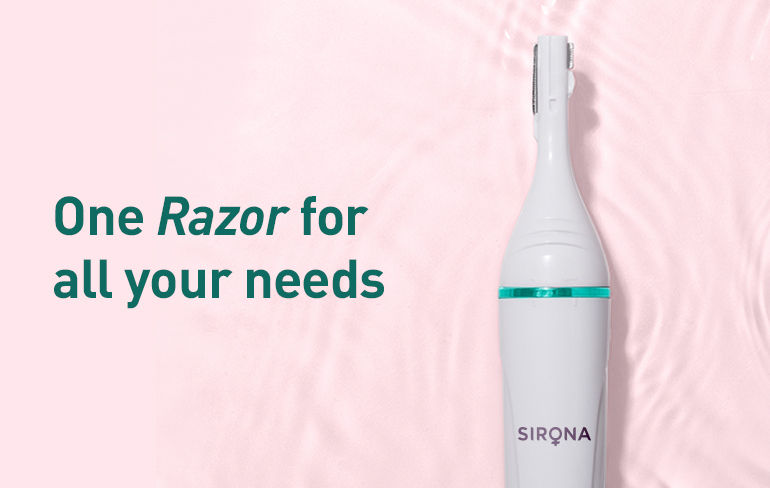 Sirona 6-in-1 Electric Trimmer for Women | For Eyebrows, Upper Lips ...