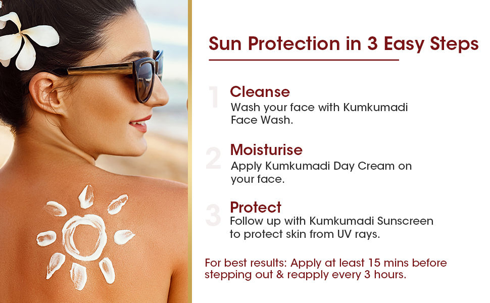 TAC The Ayurveda Co. Kumkumadi Sunscreen Moisturizing SPF 50 UVA/UVB PA+++ Moisturizing Protection