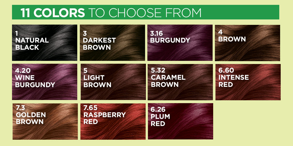 Garnier, Hair Colouring Creme, Long-lasting Colour, Smoothness & Shine,  Color Naturals, Shade: 6.26 Plum Red,