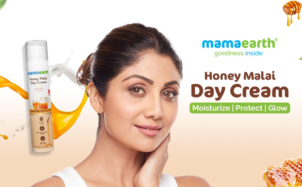 Mamaearth Honey Malai Night Cream with Honey & Malai for Nourishing