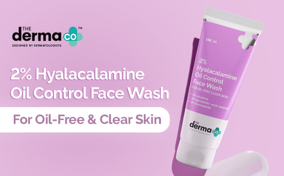 The Derma Co.2 Hyalacalamine Oil Control Face Wash For OilFree Clear Skin (100 ml)