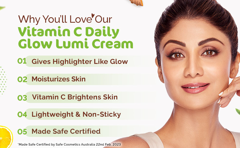 Mamaearth Vitamin C Daily Glow Lumi Cream with Vitamin C & Turmeric for