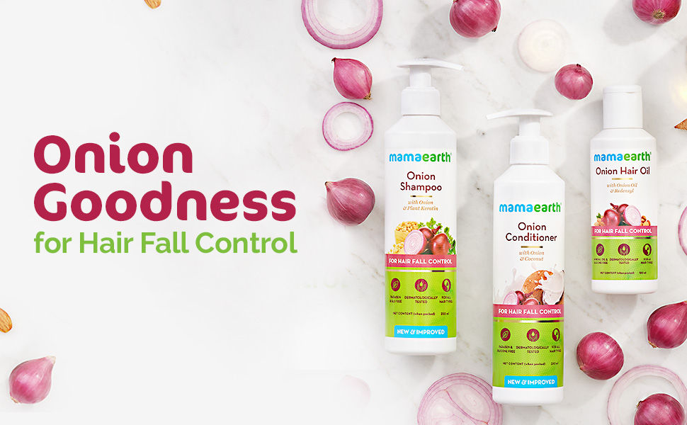 Buy Mamaearth Onion Conditioner For Hair Growth & Hair Fall Control With Coconut Oil (250 ml