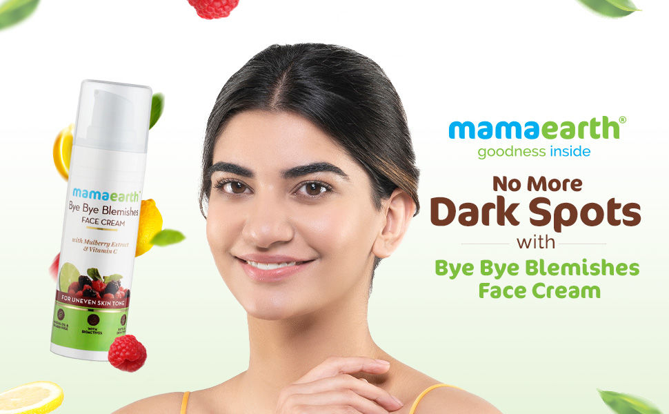 Buy Mamaearth Bye Bye Blemishes Face Cream, For Pigmentation & Blemish ...