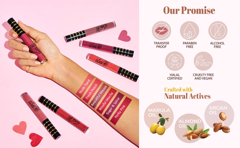 Iba Maxx Matte Liquid Lipstick Nude Twist, 2.6 ml