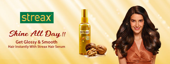 Streax Hair Serum for Women  Men  Contains Walnut Oil  Instant  ShineBest price no1  Lunext Health Care