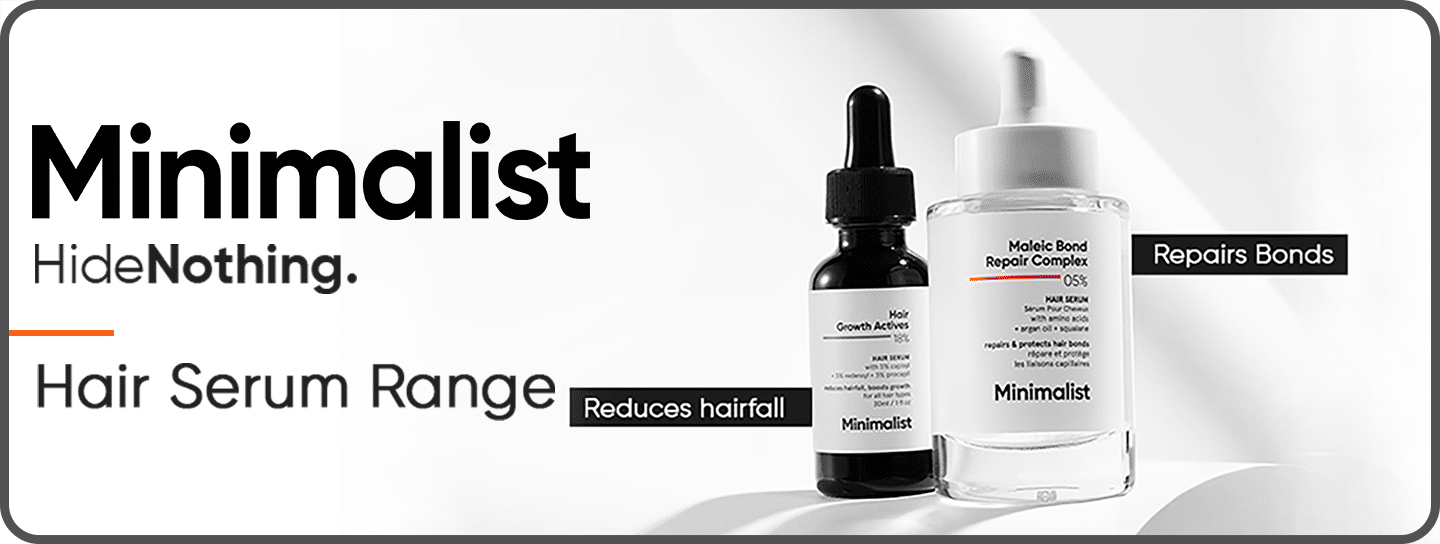 Buy Minimalist 18% Hair Growth Actives Hair Serum 30 ml online | Looksgud.in