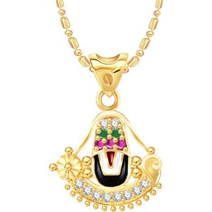 Srikara Alloy Gold Plated CZ/AD 