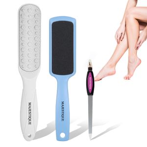 Buy Majestique Foot File - Professional Pedicure foot scrapper with Handle  for Callus, Dry, and Dead Skin Removal - Heel Scraper for Feet, Hands, and  Body - Foot Filer for Use in