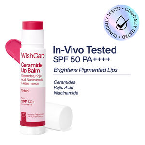 WishCare Tinted Ceramide Lip Balm 5g SPF50 - Image 1
