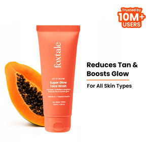 Foxtale Super Glow Face Wash, 100 ml - Image 1