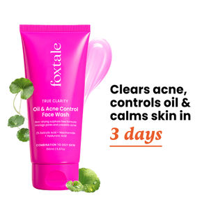 Foxtale True Clarity Oil and Acne Control Face Wash - 150 ml