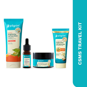 Pilgrim CSMS Travel Kit : (Cleanser 100 ml + Niacinamide 10 ml +