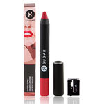 SUGAR Cosmetics Matte as Hell Crayon Lipsticks for Women | Lasts Up To 8+ Hours | Lip Crayon with Sharpener | 2.5 gm - 05 Rose Dawson