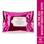Colorbar On The Go Makeup Remover Wipes, 10 pcs