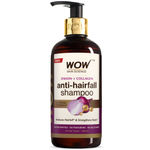 WOW Skin Science Onion & Collagen Anti-Hairfall Shampoo | Reduces Hairfall | Strengthens Roots | Nourishes Scalp | Prevents Breakage | Enhances Hair Thickness and Shine| New & Improved Formulation-300 ml