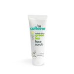 mCaffeine Naked detox Green Tea Face Scrub (100 gm) | Green tea with Vitamin C