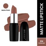 Swiss Beauty Pure Matte Lipstick - Caramel (3.8 gm)