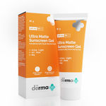 The Derma Co. Ultra Matte Sunscreen Gel with SPF 60 & PA +++ For Broad Spectrum Sun Protection - 50 gm