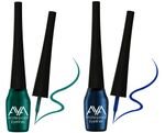 AYA Waterproof Eyeliner, Set of 2 (Green and Blue)