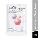O3+ Facialist Glow Face Sheet Mask Healthier radiant skin.Hydrated & awakened skin.Minimised brown spots & freckles.Dull combination skin.(1 pcs 30 gm)