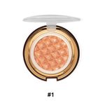 Charmacy Milano Baked Illuminator (Brown 02) - 4 gm, Chrome Metallic Highlighter, Smooth Texture, Radiant Finish, Easy to Blend, Luminous Glow, Vegan, Cruelty-Free, Non - Toxin