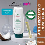 Alps Goodness Coconut, Argan Oil & Hyaluronic Acid Hydrating & Moisturizing Conditioner For Dry Hair(200 ml)| No Nasties| CGM Friendly| Silicone Free