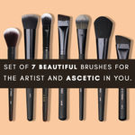 CUFFS N LASHES Face Brush, Set of 7