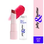 Blue Heaven Jelly & Butter Hydrating Lip Balm, Light Red - 3 gm