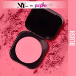 NY Bae Sunset Skyline Blush - Cloudy Pink 02 (5 gm) | Pink | Matte Finish | All Skin Types | High Colour Payoff | Easily Blendable | Lightweight | Multipurpose | Travel Friendly