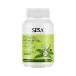 Sesa Ayurvedic Anti-Hair Fall Capsules - Hair Fall Control in 15 DAYS - Bhringraj & 8 Herbs - 100% VEG, 60 Caps 60N (1 tablet -500mg)