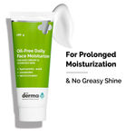 The Derma Co. Oil-Free Daily Face Moisturizer With Hyaluronic Acid, Ceramides & Multivitamins for Non-Greasy & Hydrated Skin - 100 gm