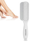 Majestique Pro Callus Remover Foot Scrubber | Double Sided Foot Files | Deluxe Pedicure Spa Treatment - Multicolor 1 Pc