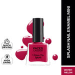 FACES CANADA Ultime Pro Splash Mini Nail Enamel - Water Melon 52 (5 ml) | Quick Drying | Glossy Finish | Long Lasting | No Chip Formula | High Shine Nail Polish For Women | No Harmful Chemicals