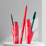 FACES CANADA Magneteyes Range Trio Pack - Black, 13.35 gm | Kajal + Eyeliner + Mascara | Lightweight | Long Lasting | Smooth Texture | Precise Application | Intense Color Payoff | Paraben Free