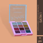 Cuffs n Lashes x Shystyles | The Shystyles Palette | 12 Color Mini Palette - Satin 1 - 12 gm