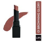 SUGAR Cosmetics Nothing Else Matter Longwear Lipstick for Women | Lasts Up To 8+ Hours| Enriched with Vitamin E | 100% Vegan | 3.2 gm - 01 Browning Glory
