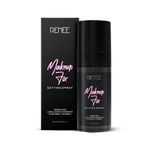Renee Makeup Fixer Setting Spray 60 ml, Infused With Aloe Vera & Niacinamide, Prevents Cracks, Minimizes Pores & Fine Lines, Long Lasting & Weightless Formula