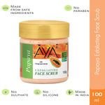 AYA Papaya Exfoliating Face Scrub, 100 ml | No Paraben, No Silicone, No Sulphate |