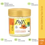AYA Ubtan Exfoliating Face Scrub, 100 ml | No Paraben, No Silicone, No Sulphate |