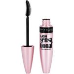 Maybelline New York Mascara, No-clumping, Fanning Brush, Waterproof, Lash Sensational, Black - 10 ml