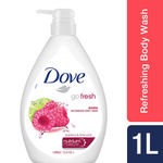 Dove Renewing Raspberry Body Wash with Lime for Renewed Skin, Refreshing Scent, 1 L