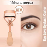NY Bae Eye Love Eyelash Curler - Rose Gold | Curls Lashes | Sleek Design | Anti-Slip | Easy To Use | Travel Friendly 1 Pc