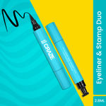 Swiss Beauty Craze Eyeliner and Stamp Duo | Wing eyeliner stamp and Pen | Black 2.8 ml