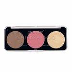 Swiss Beauty Cheek-A-Boo 3 In One Blusher|Contour|Highlighter 01 - 8 gm