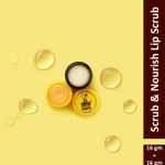 Dr.PAWPAW Scrub & Nourish Lip Scrub| 2 In 1 Lip Sugar Scrub & Balm | Gentle Exfoliation & Lip Moisturizer - 32 gm