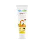 Mamaearth Vitamin C Daily Glow Sunscreen with Vitamin C & Turmeric for Sun Protection & Glow - 20 gm