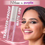 NY Bae Confessions Liquid Lipstick - Pillow Talk 14 (4.5 ml) | Matte Lipstick | Nude Brown Shade | Moisturizing | Long Lasting | Transfer Proof