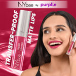 NY Bae Confessions Liquid Lipstick - Sleigh All Day 9 (4.5 ml) | Matte Lipstick | Purple Shade | Moisturizing | Long Lasting | Transfer Proof